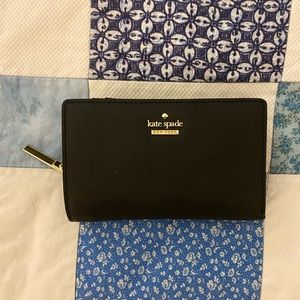 Kate Spade Black Bifold Wallet